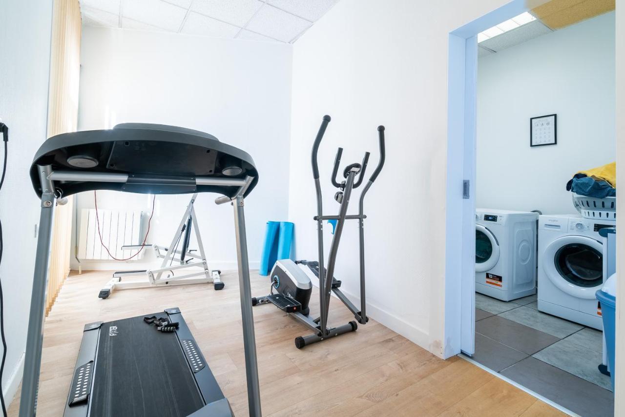 Duplex Lafargue Game Room Baby Foot Salle De Sport Jeux De Societe Limoges Esterno foto