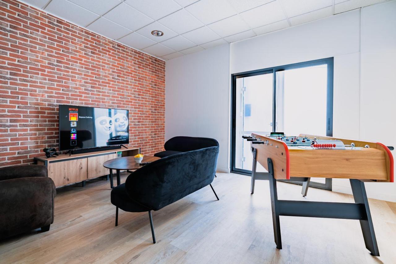 Duplex Lafargue Game Room Baby Foot Salle De Sport Jeux De Societe Limoges Esterno foto